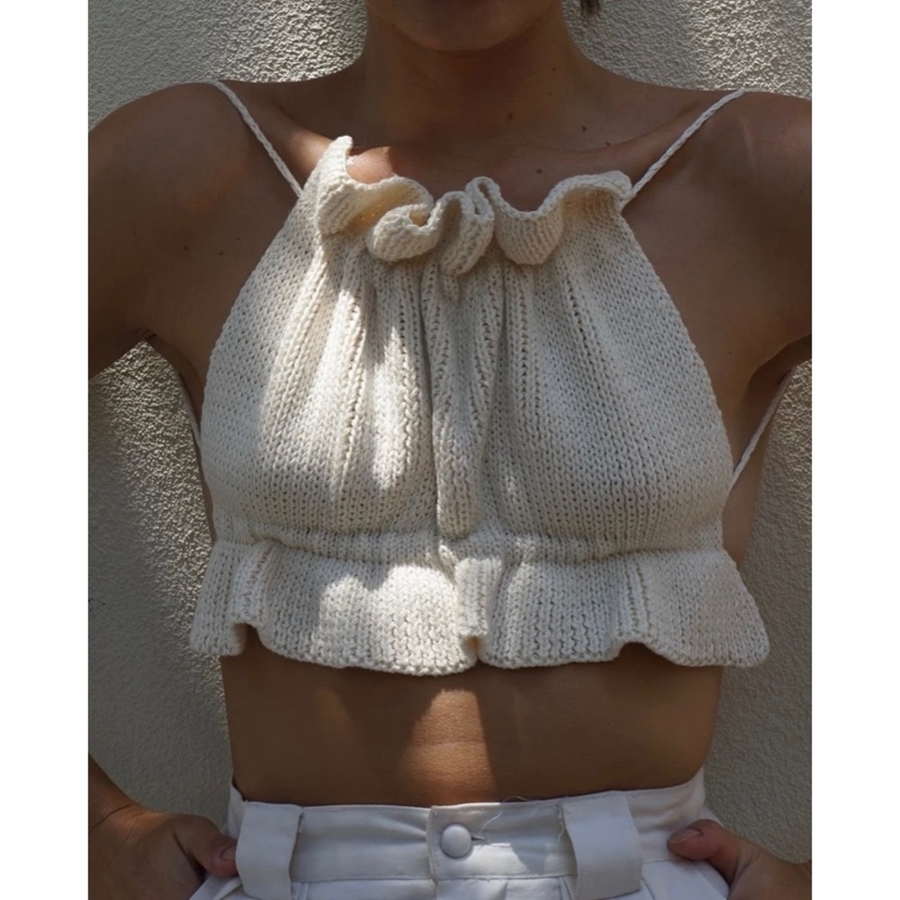 Knit crop top ✨